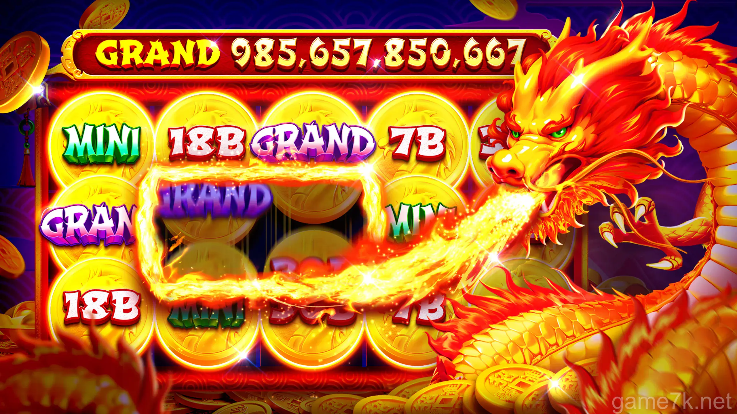 Interface de jogos 7k